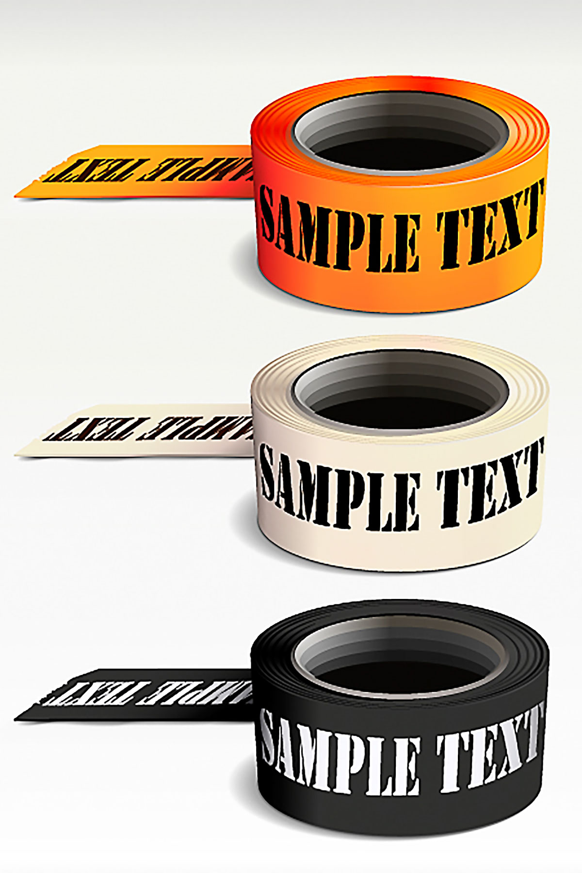 Personalized Solvent Adhesive Tape 2160 units 1 color, view 2