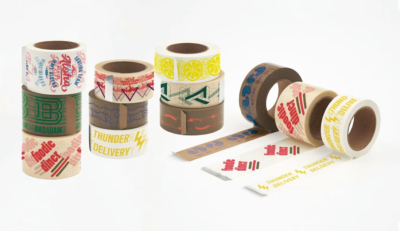 Rouleaux de ruban adhésif personnalisé